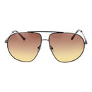 Gray Metal Sunglasses