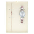 Gray Stainless Steel Bracelet Watch