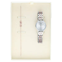 Gray Stainless Steel Bracelet Watch