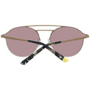 Brown Metal Sunglasses