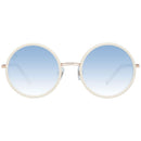 Beige Metal Sunglasses