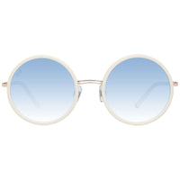 Beige Metal Sunglasses