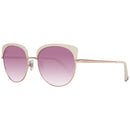 Rose Gold Metal Sunglasses