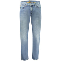 Blue Cotton Men's Regular-Fit Jeans
