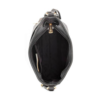 Black Canvas Crossbody Bag
