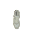 White Rubber Low Top Sneakers