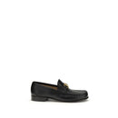 Black Calf Leather Bos Taurus Slip-On Loafers