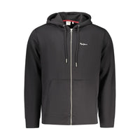 Black Cotton Men's Sweatshirt