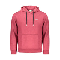 Red Polyester Men's Sweatshirt