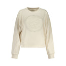 White Cotton Women Sweatshirt