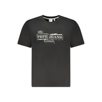 Black Cotton Men's T-Shirt