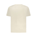 Beige Cotton Men's T-Shirt