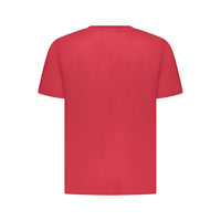 Red Cotton Men T-Shirt