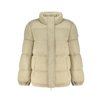 Beige Polyester Women's Jacket