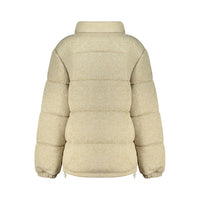 Beige Polyester Women's Jacket