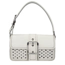White Leather Shoulder Bag
