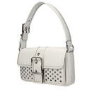 White Leather Shoulder Bag