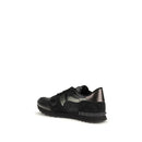 Black Calf Leather Bos Taurus Athletic Sneakers