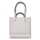 White Leather Tote Bag