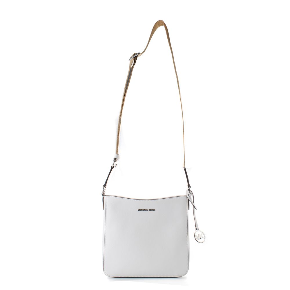 White Canvas Shoulder Bag