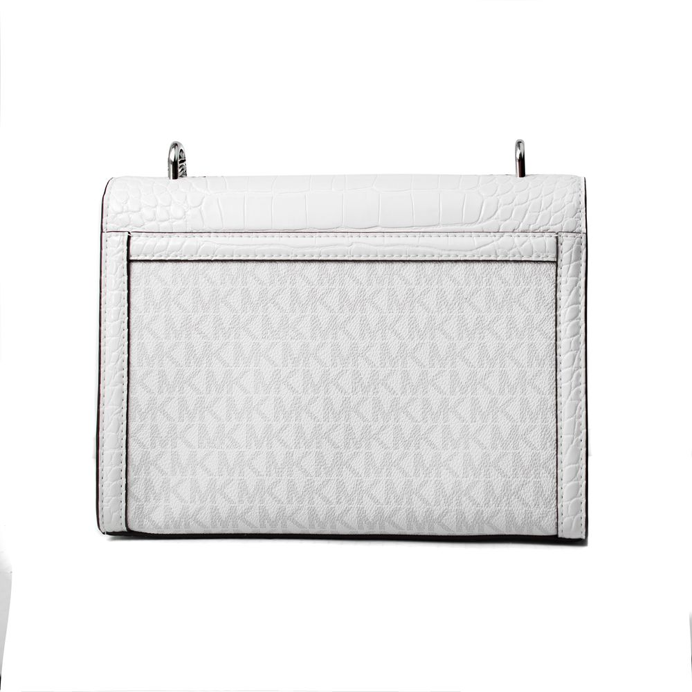 White Canvas Crossbody Bag