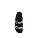 Multicolor Rubber Flat Sandals