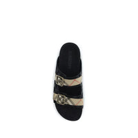 Multicolor Rubber Flat Sandals
