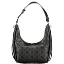 Black Polyurethane Women's Handbag