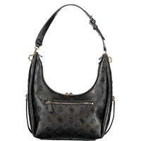 Black Polyurethane Women's Handbag