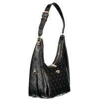 Black Polyurethane Women's Handbag