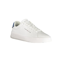 White Polyurethane Men's Sneaker