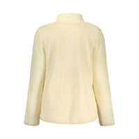 Beige Polyester Women Sweatshirt