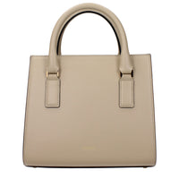 Beige Leather Handbag
