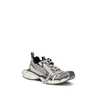Gray Polyethylene Athletic Sneakers