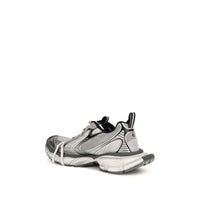 Gray Polyethylene Athletic Sneakers