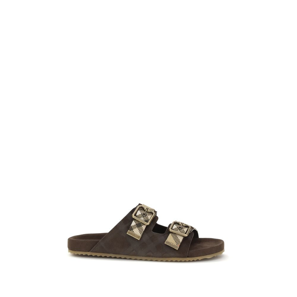 Brown Polyamide Sandals
