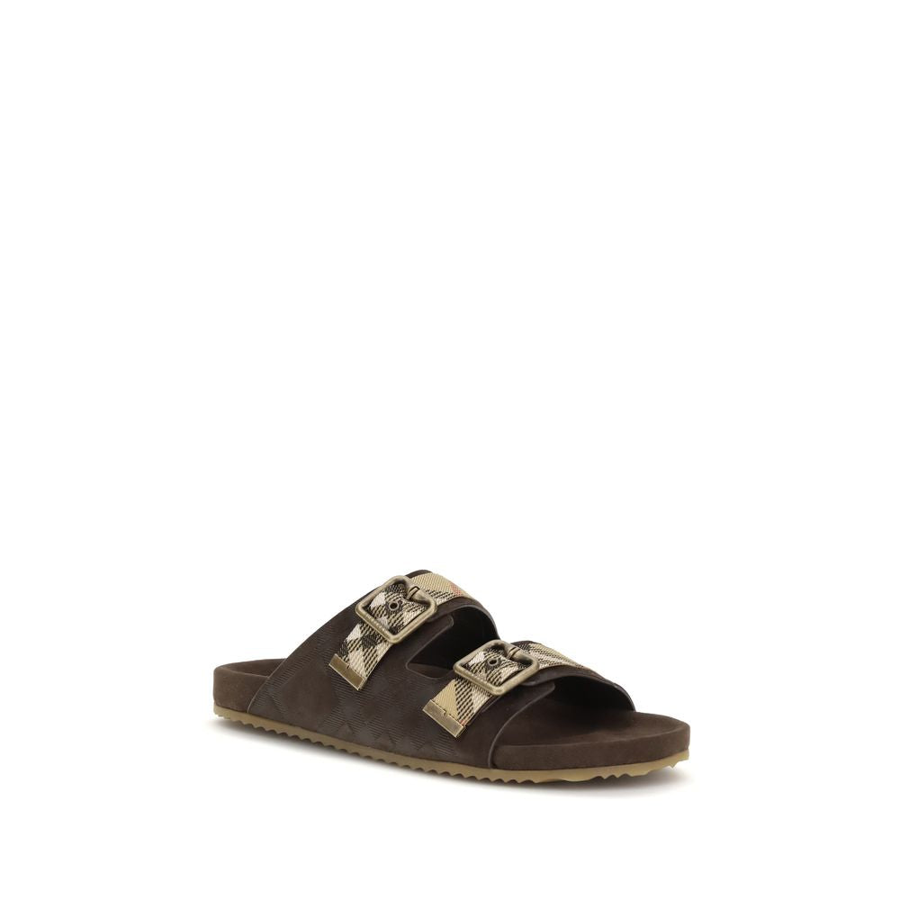 Brown Polyamide Sandals