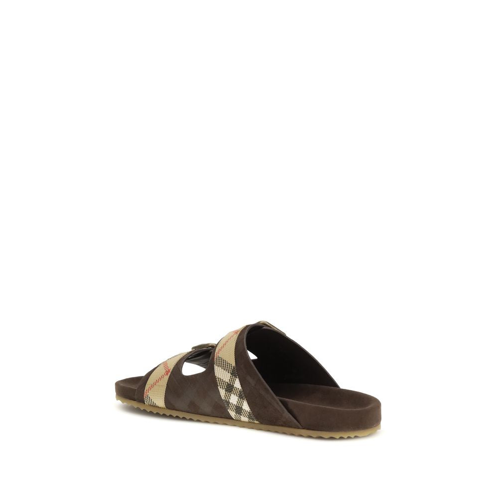 Brown Polyamide Sandals