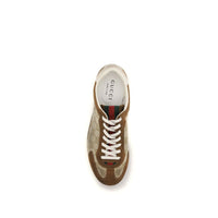 Brown Calf Leather Bos Taurus Sneakers