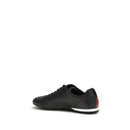 Black Calf Leather Bos Taurus Low Top Sneakers