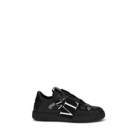 Black Calf Leather Bos Taurus Low Top Sneakers