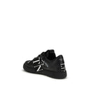Black Calf Leather Bos Taurus Low Top Sneakers