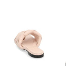 Multicolor Leather Flat Sandals