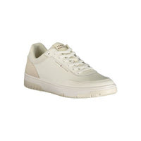 White Polyurethane Men's Sneaker