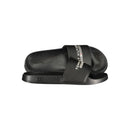 Black Polyurethane Men Slipper