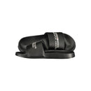 Black Polyurethane Men Slipper
