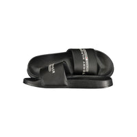 Black Polyurethane Men Slipper
