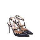 Black Calfskin High Heel Pumps