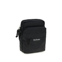 Black Polyamide Shoulder Bag