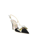 Multicolor Viscose High Heel Pumps
